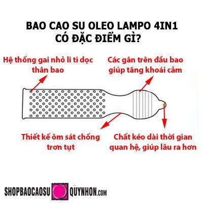 Bao Cao Su Oleo Lampo 4in1