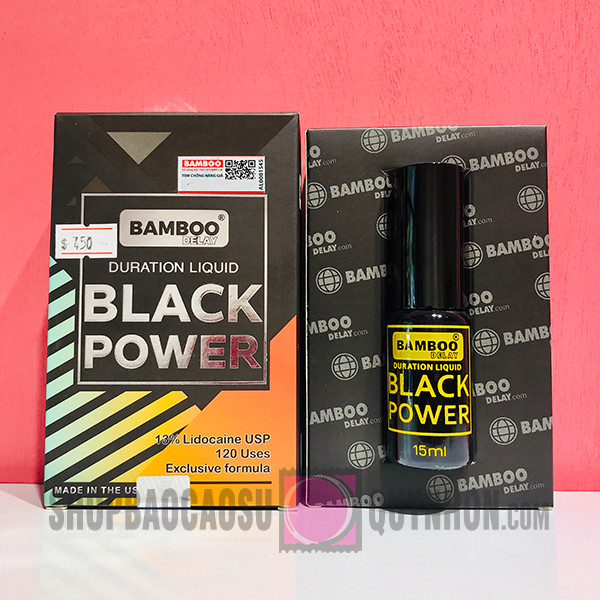 Bamboo Delay Spray Black Power 15ml Chinh Hang My