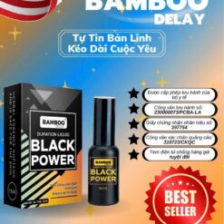 Chai Xit Chong Xuat Tinh Som Bamboo Delay Spray Black Power 2