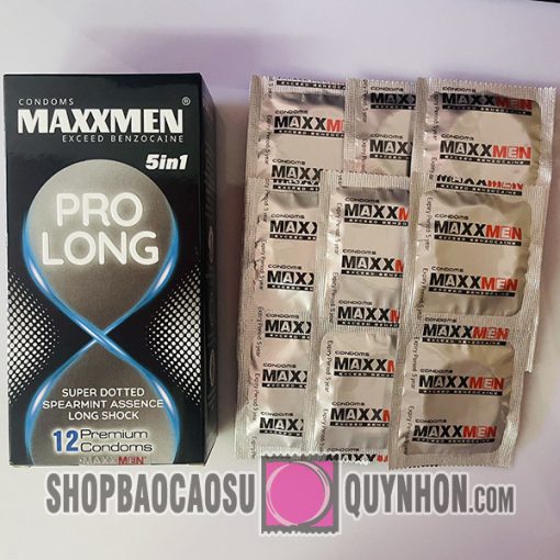 Bao Cao Su Maxxmen 5in1 Prolong Hop 12 Cai