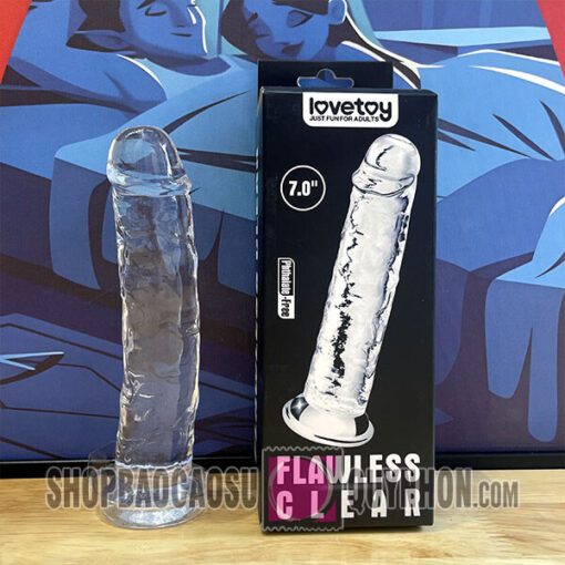 Duong Vat Lovetoy Flawless Clear 7 Inch