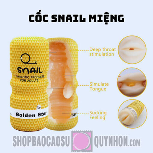 Coc Thu Dam Snail Cup Hinh Mieng 1