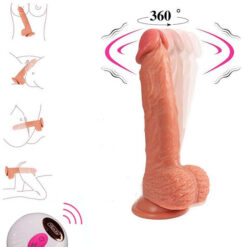 Duong Vat Gia Yeain Real Dildo Rung Xoay 360 Do Co Dieu Khien Xa 2