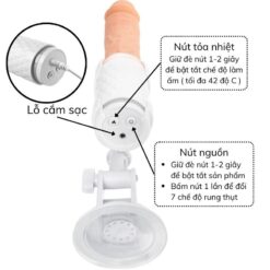 Duong Vat Gia Gan Tuong Rung Thut Diamond Love Co Dieu Khien Tu Xa 3