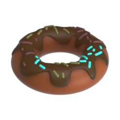 Vong Deo Duong Vat Pretty Love Choco Silicon Sieu Mem Min 3