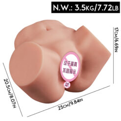 Alternative view of Mông giả nguyên khối 3,5kg rung hút rên khi chơi