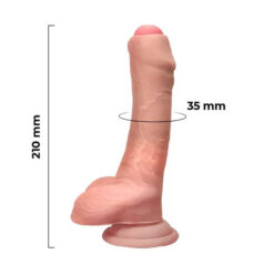 Alternative view of Dương vật giả có bao quy đầu như thật Yeain 8,2 inch (~21cm)