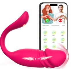 Trứng rung điều khiển qua app điện thoại rung thụt nhiều chế độ