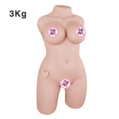 Búp bê tình dục bán thân vú to Jiuai rung nhiệt 3kg