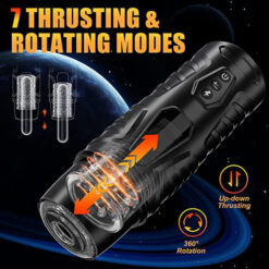 Alternative view of Máy thủ dâm tự động Darth Vader xoay thụt âm thanh cực phê