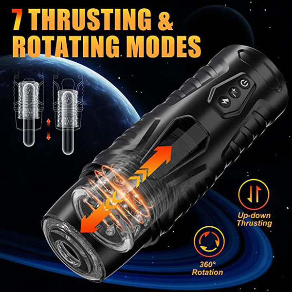 Máy thủ dâm tự động Darth Vader xoay thụt âm thanh cực phê - Ảnh 2