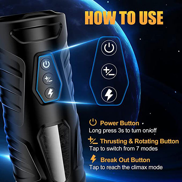 Máy thủ dâm tự động Darth Vader xoay thụt âm thanh cực phê - Ảnh 5