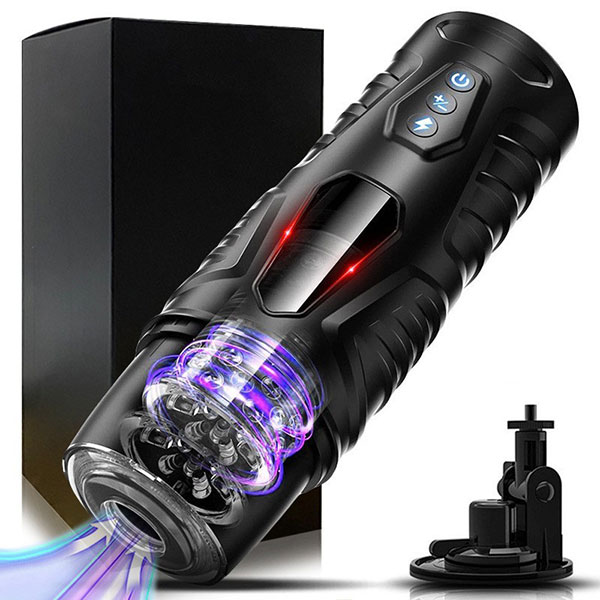 Máy thủ dâm tự động Darth Vader xoay thụt âm thanh cực phê