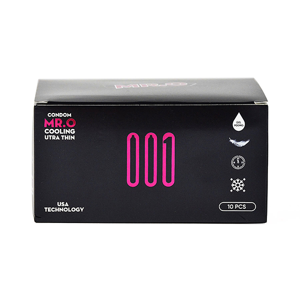 Bao cao su MR.O Cooling Ultra Thin trơn mỏng, kéo dài thời gian, nhiều gel - Ảnh 2