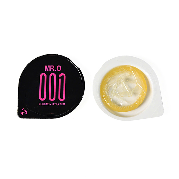Bao cao su MR.O Cooling Ultra Thin trơn mỏng, kéo dài thời gian, nhiều gel - Ảnh 4
